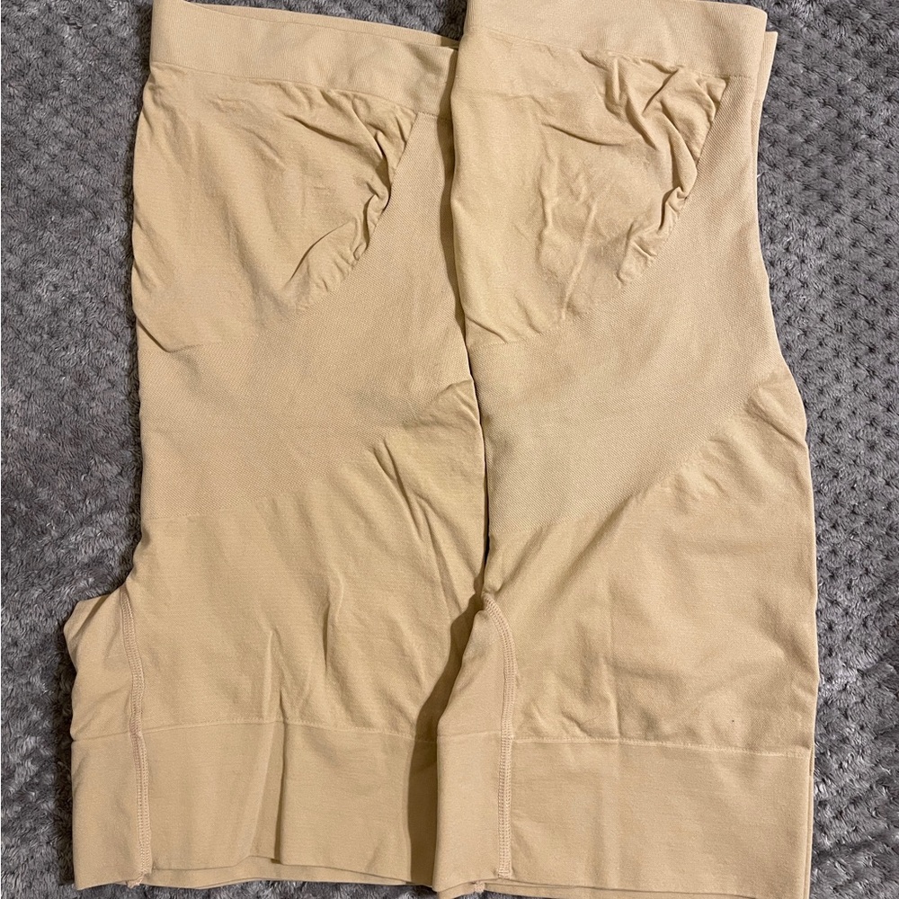 Plus Size Maternity XXXL Beige Shapewear Shorts